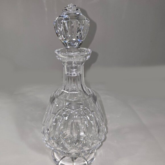 Vintage Waterford Cut Crystal Decanter Lismore Diamond Cut Pattern - Picture 2 of 14